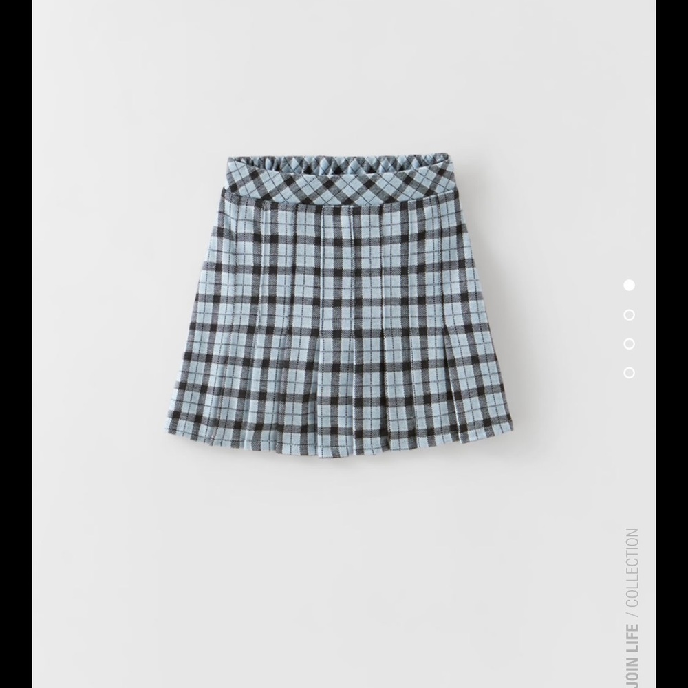 Zara Plaid Skort